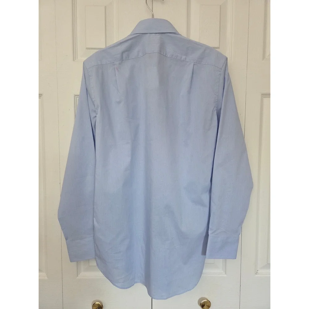 J. Crew Performance Dress Shirt Slim Men 14.5 32 Blue NWT $120 CB001